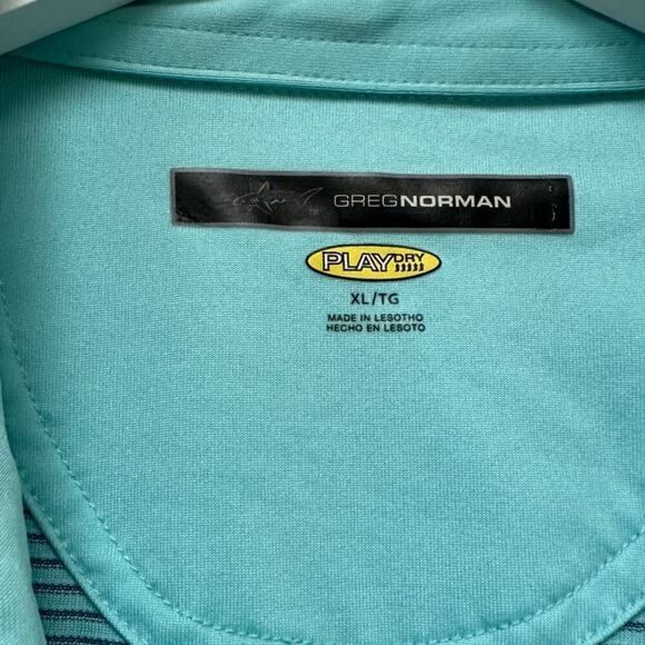 Greg Norman Men's Blue Short Sleeve Play Dry Polo Shirts Bundle of Two Size XL - Picture 11 of 16
